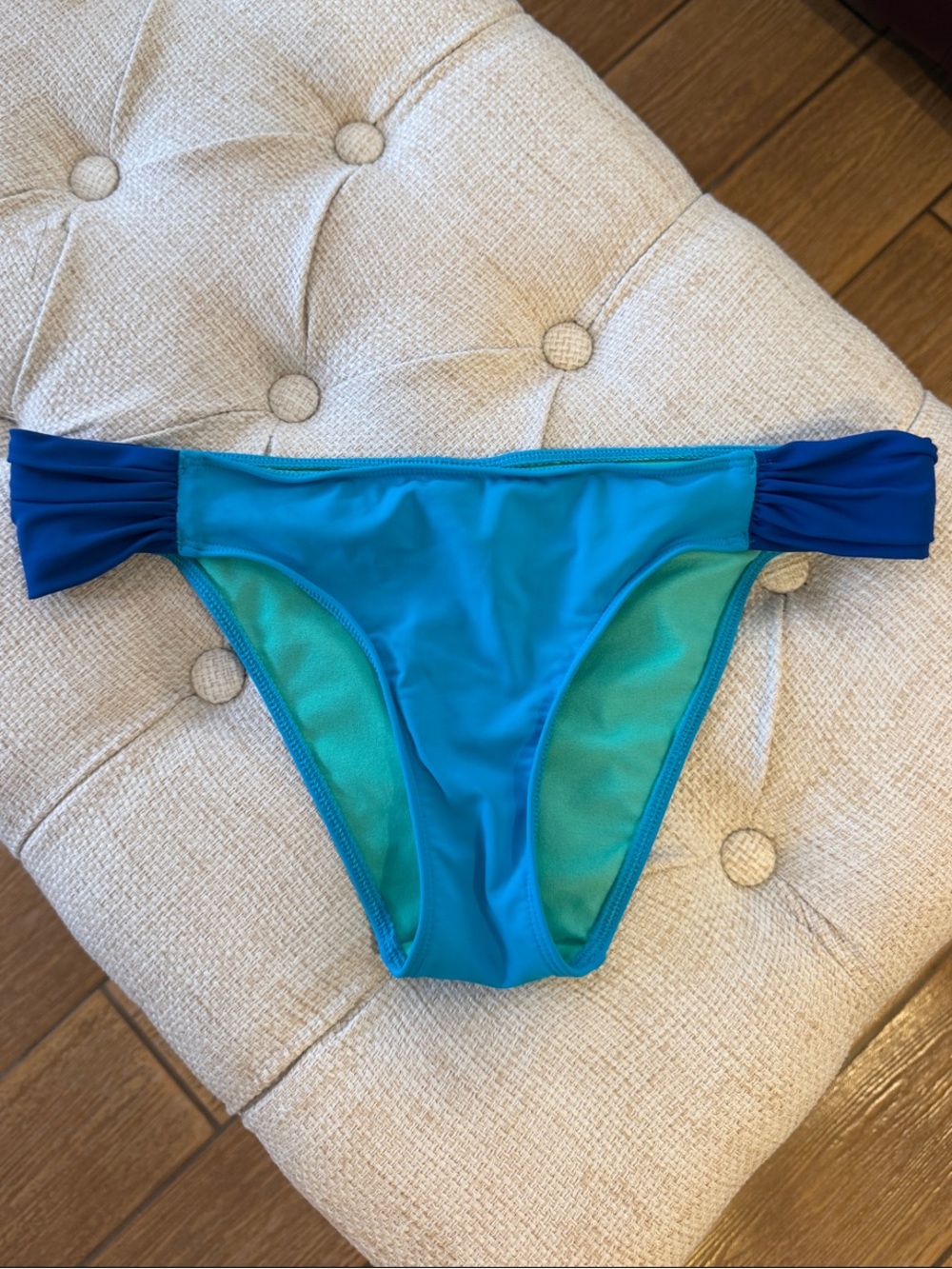 Hollister Turquoise and Royal Blue Bikini Bottoms